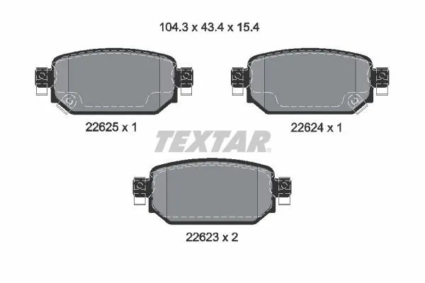 Fren Balatası Mazda 3 13-19 / Cx-3 15 > Arka