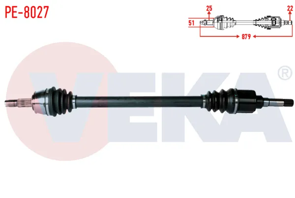Ön Sağ Aks Komple Bipper Nemo 1.4 HDI 2008→