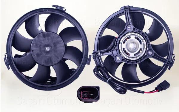 Fan Motoru Davlumbazsız (280 mm-2 Fıs-8 Kanat) VW Passat A4 A6 1.8 1.9 TDI Alt Avf 00 >