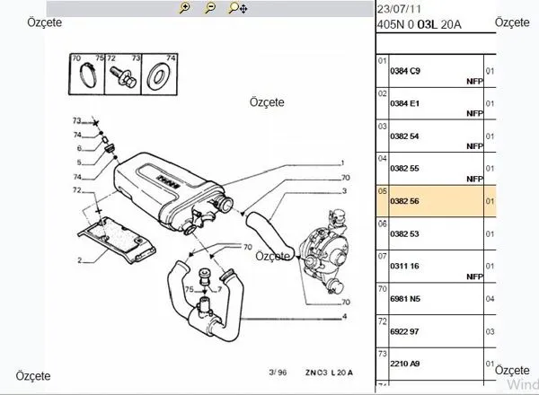 Radyatör Lastiği 10Luk Peugeot P206 P207 P307 P308 P406 P3008 P5008