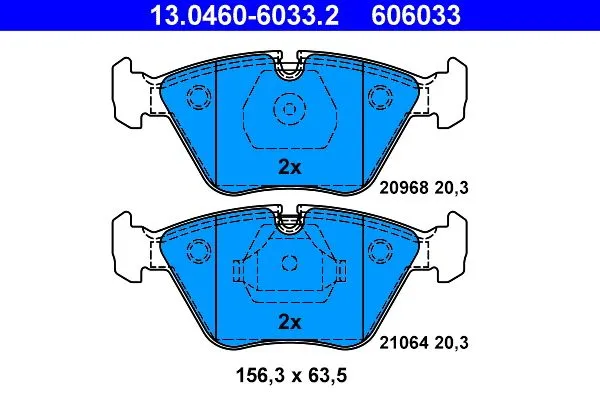 Ön Fren Balatası BMW E32 E34 E36 M3 E34 M5