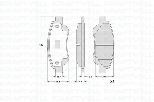 Ön Fren Balatası C1 1.0.1.4 HDI (06 / 05) P.107 1.0.1.4Hdı (06 / 05) Toyota Aygo 1.0 1.4Hdı