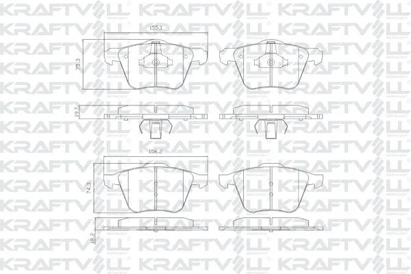 Ön Fren Balatası Galaxy S Max 2,0Eco / 2,0Tdcı / 2,2 TDCI 06 > 15 Volvo S60 II 10 > 15 S80 II V60 V70 III