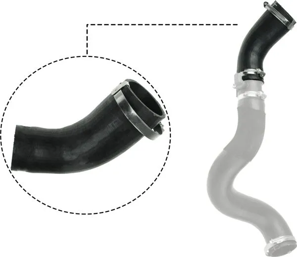 Turbo Intercoll Çıkış Hortumu (Büyük + Küçük Parca) Transit V347 11 > 14 V363 14 / > 2,2 TDCI 125Ps / 155P
