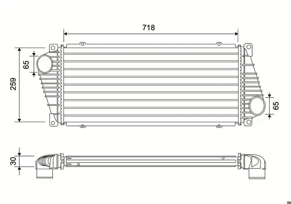 Turbosarj Radyatörü Lt28-35-46 Sprinter 901 > 905 96 > 06