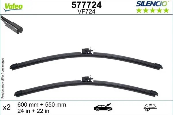 Silecek On Mercedes X290 C257 600 550mm 17 >