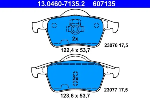 Fren Balatası Arka S60 00 > 10 S70 97 > 00 S80 98 > V70 97 > 07 Xc70 00 >