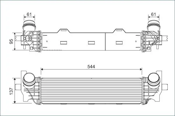 Turbo Radyatörü BMW G30 F90 G11 15 >