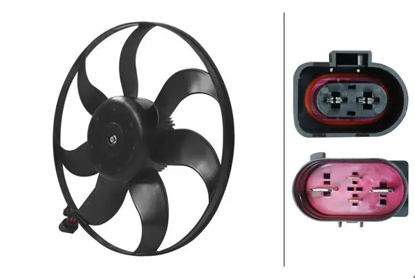 Fan Motoru (Büyük Olan 300W 363mm) Caddy 04 > 11 Eos 06 > 11 Golf V VI 04 > 13 Jetta 06 > 08 Passat 06 > 11 CC