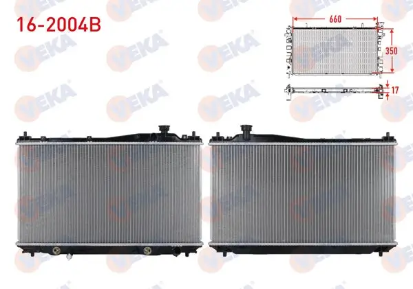 Su Radyatörü Brazing Honda Civic 1.4I A-T 2001-2006