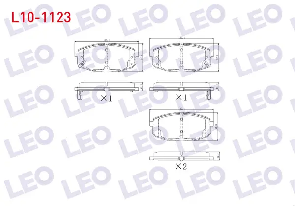Fren Balata Ön Ikazlı Hyundai i30 1.6İ 2007-2011 / i30 1.6 CRDI 2007-2011 / i30 1.6 CRDI 2011-/ Kia Ceed 1.6 CRDI 90 Hp 2006-2012 / Ceed 1.6İ 115 Hp 2006-2012 / Carens II 2.0 CRDI 2002-2006