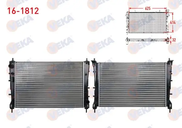 Su Radyatörü Mekanik Fiat Linea (323) 1.3 Mjt 90 Hp M-T 2007 -