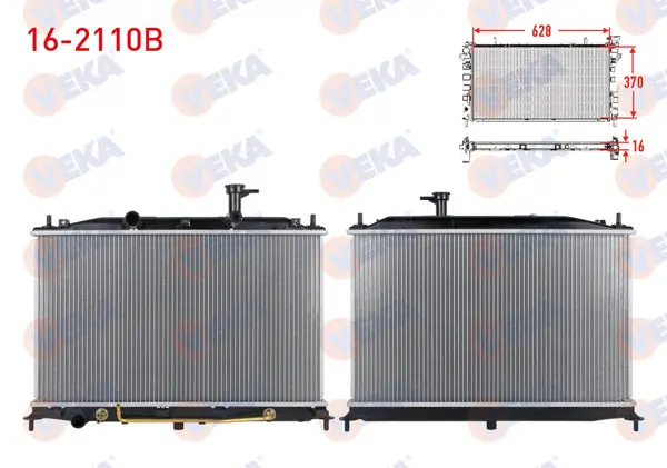 Su Radyatörü Brazing Hyundai Accent Era 1.4İ 16V A-T 2006-2012
