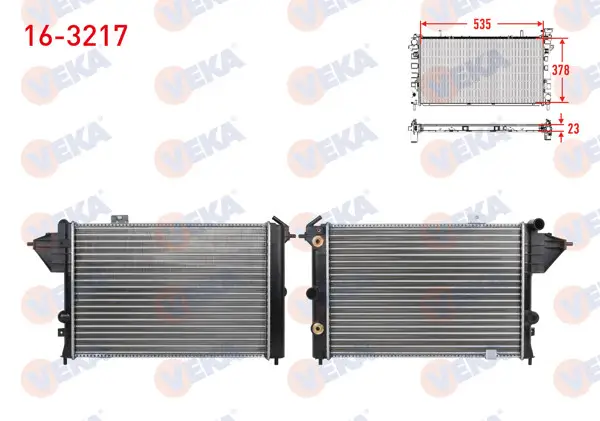 Su Radyatörü Mekanik Opel Vectra A 1.8 A-T 1988-1995