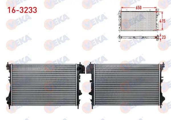 Su Radyatörü Mekanik Opel Vectra C 1.6 16V M-T 2002-2008
