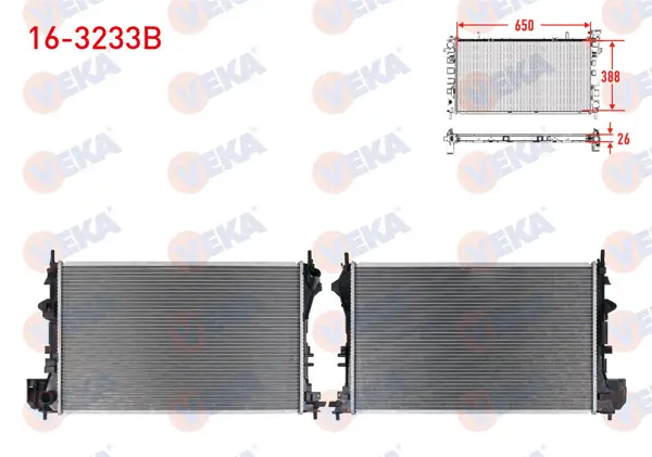 Su Radyatörü Brazing Opel Vectra C 1.6 16V M-T 2002-2008