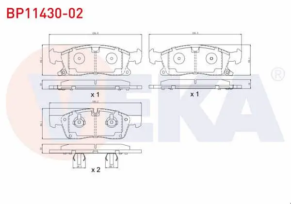 Fren Balata Ön Ikazlı Jeep Grand Cherokee IV (Wk,Wk2) 3.0 Crd 4X4 2010 -
