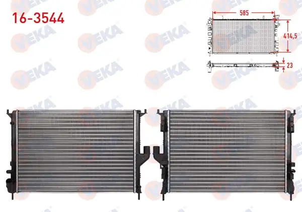 Su Radyatörü Mekanik Dacia Logan (Ls) 1.5 DCI M-T 2004-2012