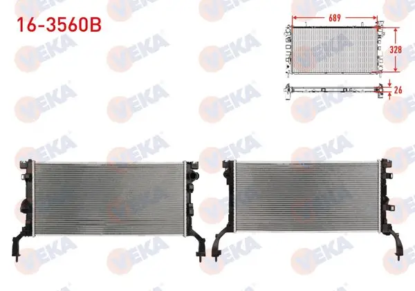 Su Radyatörü Brazing Renault Laguna III (Bt0 / 1) 1.5 DCI M-T Ac + /-2007 -