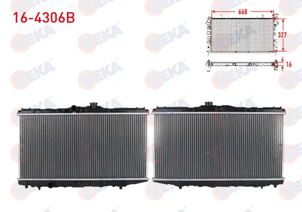 Su Radyatörü Brazing Toyota Corolla (_E9_) 1.3İ Ae92 M-T 1987-1993