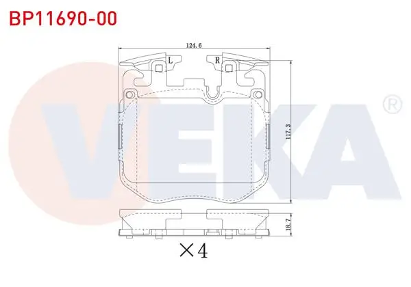 Fren Balata Ön BMW 3 Serisi (G20,G80) 17-/ 4 Serisi (G22,G82) (G23) 20-/ 5 Serisi (G30,F90) 19-/ 6 Serisi (G32) 17-/ 7 Serisi (G11,G12) 16-/ 8 Serisi (G15, F92) (G14,F91) (G16,F93) 18-/ X3 (G01,F97) 19 -