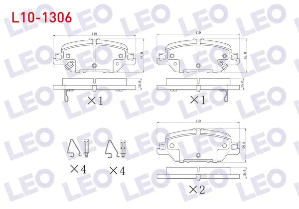 Fren Balata Ikazlı On Mercedes X Serisi (470) X 250 D 2017-/ Nissan Navara Np300 2015 -