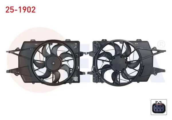 Fan Motoru Su Radyatörü Davlumbazlı Tekli Fan Ford Focus I (Daw,Dbw) 1.8İ 16V (Bm Motor) M-T Ac-2001-2004