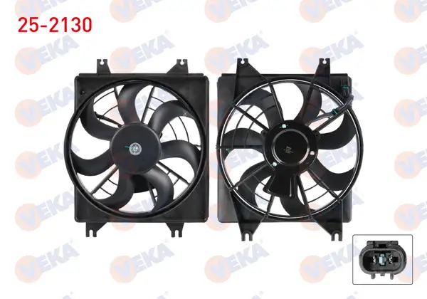 Fan Motoru Klima Radyatörü Davlumbazlı Hyundai Accent I (X-3) Yumurta Kasa 1.3İ 1994-2000