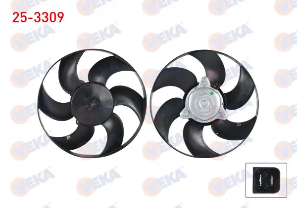 Fan Motoru (Motor + Pervane) (Su + Klima) Peugeot 306 (7B,N3,N5) 1.4İ Cap 320mm 1997-2002