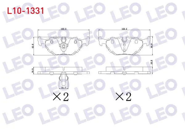Fren Balata Arka BMW 3 Serisi (E36) 318 İ 1990-1998 / (E36) 320 İ 1990-1998 / (E36) 325 İ 1990-1998 / (E36) 328 Ci 1990-1998 / (E46) 320 D 1998-2005 / (E46) 316 İ 1998-2005 / (E46) 325 İ 1998-2005