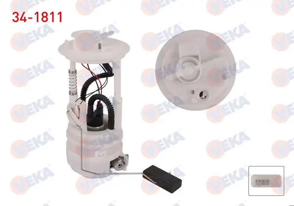 Yakıt Depo Şamandırası 3 Bar Kafa Olcusu 135mm Fiat Marea 1.6İ 16V 1996-2007 / Brava 1.2 16V-1.6 16V-1.8 Gt 16V 1995-2002 / Bravo 1.2 16V-1.6 16V-1.8 16V 1995-2004
