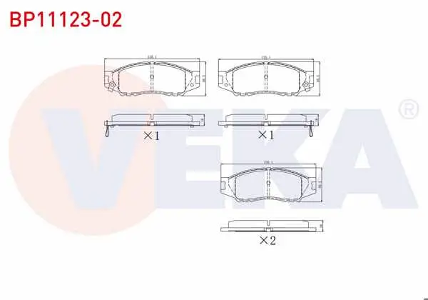Fren Balata Ön Ikazlı Nissan Almera II (N16) 1.5 DCI 2000-2007