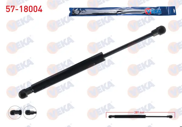 Bagaj Amortisörü 289mm / 380N Fiat Linea (323) 2007-