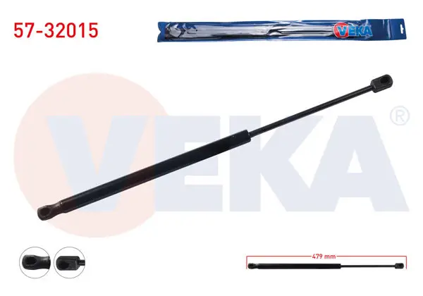 Bagaj Amortisörü 479mm / 340N Opel Astra H 3 Kapı 2004-2010