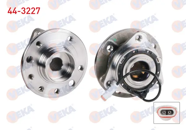 Porya Sol-Sağ On Rulmanlı 5 Bjn ABS li Opel Astra H 1.7-1.9 CDTI 2004-2010 / Zafira B 1.9 CDTI 2005-2011