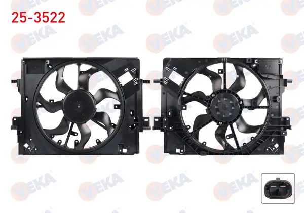 Fan Motoru Davlumbazlı Tek Fanlı Renault Clio V 1.3 TCE-1.5 Blue DCI 2020 -