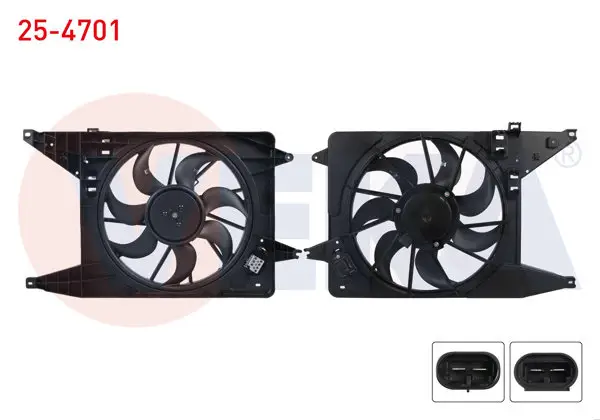 Fan Motoru Davlumbazlı Dacia Logan 1.5 DCI 2010-/ Sandero 1.5 DCI 2010 -