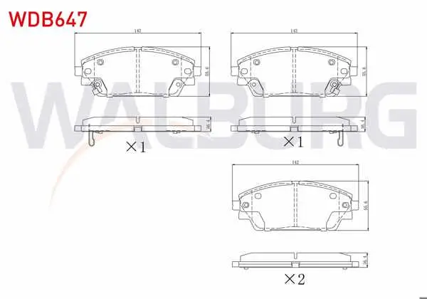Fren Balata Ön Ikazlı Mazda 3 (Bm) Skyactıve G100-G120-G165-D150 2013 -