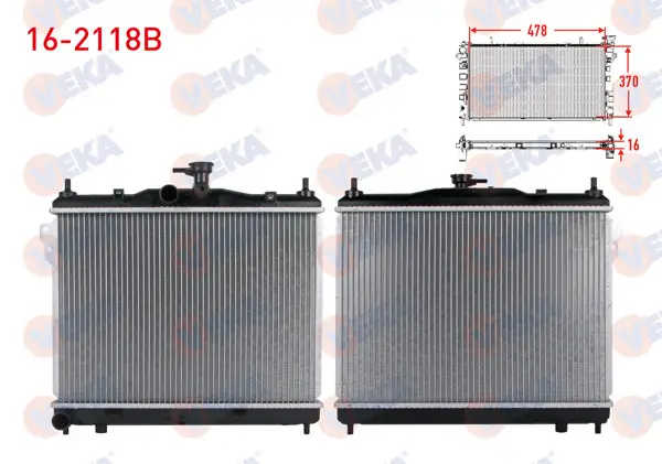 Su Radyatörü Brazing Hyundai Getz (Tb) 1.3İ M-T 2002-2008