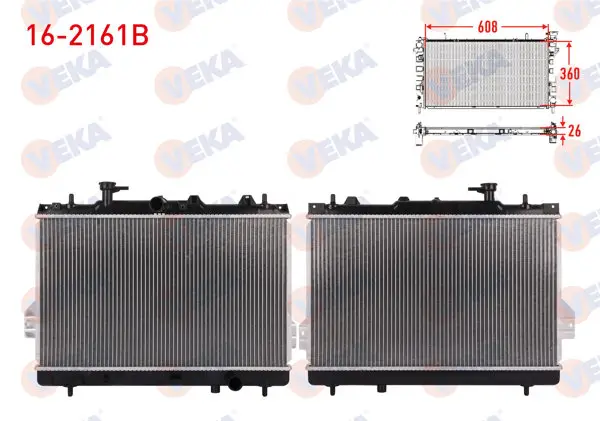 Su Radyatörü Brazing Hyundai Matrix (Fc) 1.5 CRDI M-T 2001-2010