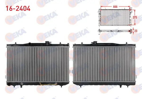 Su Radyatörü Mekanik Kia Cerato (Ld) 1.6İ A-T 2004-2012