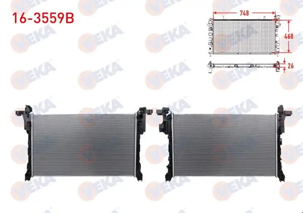 Su Radyatörü Brazing Renault Traffic III (Jg_) 1.6 DCI M-T Ac + 115 Ps 2014 -