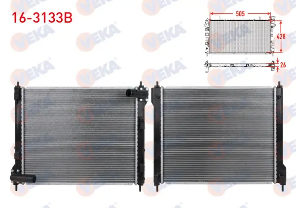 Su Radyatörü Brazing Nissan Juke 1.6 Dıg-T A-T / M-T 2010 -