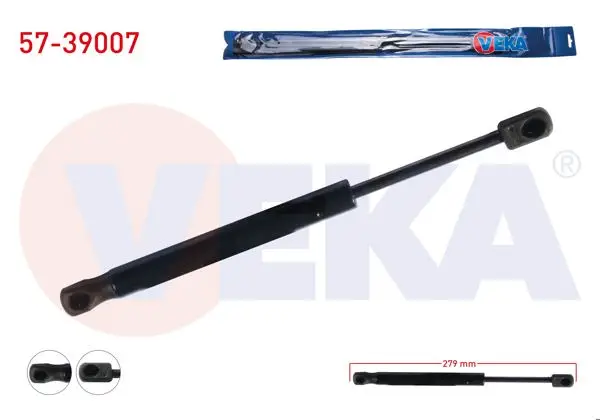 Bagaj Amortisörü 279mm / 500N Audi A4 (8D2,B5) 4 Kapı 1994-2001