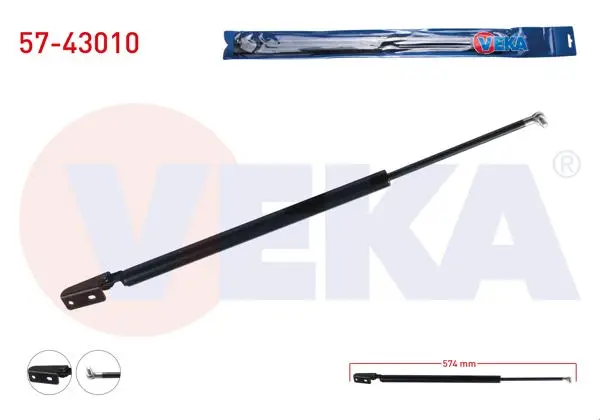 Bagaj Amortisörü 527mm / 570N Sol Toyota Corolla (_E10_) Statıon Wagon 1992-1997