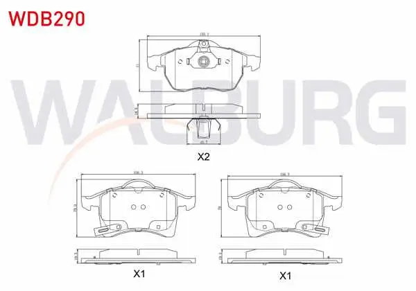 Fren Balata Ön Ikazlı Opel Zafira A 1.6 16V 1999-2005 / Zafira A 1.8 16V 1999-2005 / Astra G 1.6 16V 1998-2005 / Astra G 2.0 16V 1998-2005 / Astra G 2.0 Dtı 1998-2005 / Astra F 2.0 1991-1998