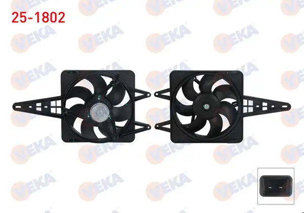 Fan Motoru Su Radyatörü Fiat Tempra 1.4 Ac-1992-1999