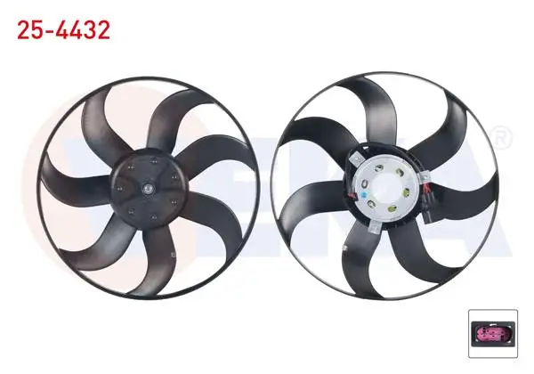 Fan Motoru (Su + Klima) Davlumbazsız Volkswagen Polo (6R,6C) 1.4 TSI Çapı 390mm 2009 -