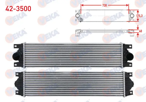Turbo Radyatörü (Intercooler) Renault Master II (Fd) 1.9 DCI 1998-2010