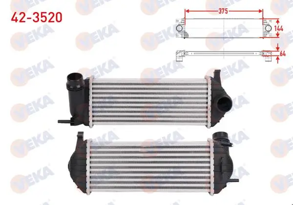 Turbo Radyatörü (Intercooler) (Segmanlı) Renault Kangoo Express (Fc0 / 1_) 1.5 DCI 2008 -